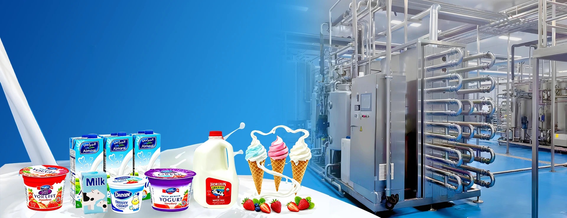 Produsen Lini Produksi Susu Cina