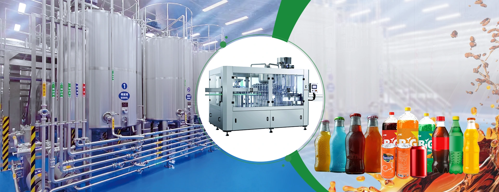 Lini Produksi Minuman Berkarbonasi Cina